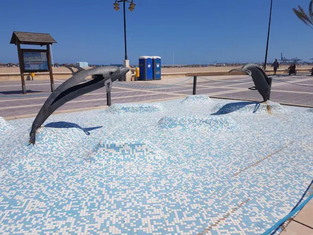 Appartamento Reina Playa Valenza Esterno foto